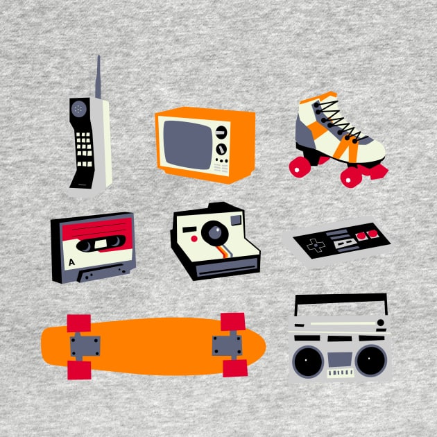 80s Items by TheVectorMonkeys